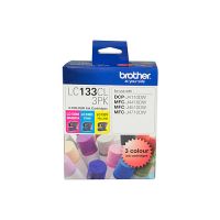 Brother LC133CL3PK 3 Ink Cartridge Value Pack (Cyan/Magenta/Yellow)