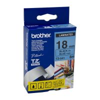 Brother TZ541 / TZe541 Black on Blue Laminated Labelling Tape (18mm x 8m), P-Touch Compatible