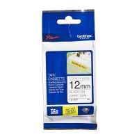 Brother TZS231 / TZeS231 Black on White Strong Adhesive Laminated Labelling Tape (12mm x 8m), P-Touch Compatible