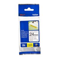 Brother TZS251 / TZeS251 Black on White Strong Adhesive Laminated Labelling Tape (24mm x 8m), P-Touch Compatible