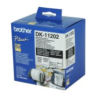 Brother DK11202 White Shipping Label Roll (62mm x 100mm), 300 Labels