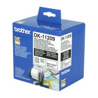 Brother DK11209 White Small Address Label Roll (29mm x 62mm), 800 Labels