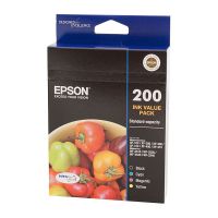 Epson T200692 200 4 Ink Cartridge Value Pack (Black/Cyan/Magenta/Yellow)
