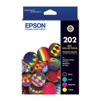 Epson T02N692 202 4 Ink Cartridge Value Pack (Black/Cyan/Magenta/Yellow)