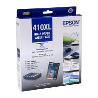Epson T339796 410 5 High Yield Ink Cartridge Value Pack (Black/Photo Black/Cyan/Magenta/Yellow)