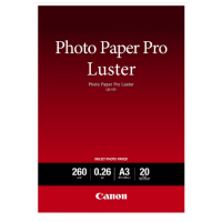 Canon LU101A3 Luster Photo Paper (A3, 20 Sheets, 260 gsm)