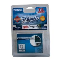 Brother TZ111 / TZe111 Black on Clear Laminated Labelling Tape (6mm x 8m), P-Touch Compatible