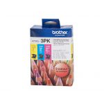 Brother LC73CL3PK 3 Ink Cartridge Value Pack (Cyan/Magenta/Yellow)