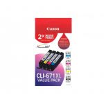 Canon CI671XLVP / CLI671XL High Yield Ink Cartridge Value Pack
