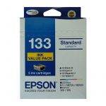 Epson T133694 133 5 Ink Cartridge Value Pack (Black x2/Cyan/Magenta/Yellow)